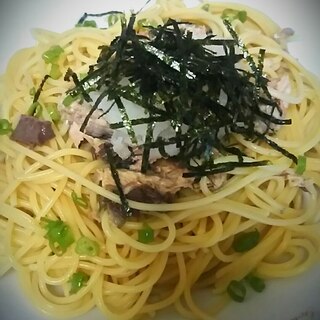 大根おろしとサバの和風パスタ